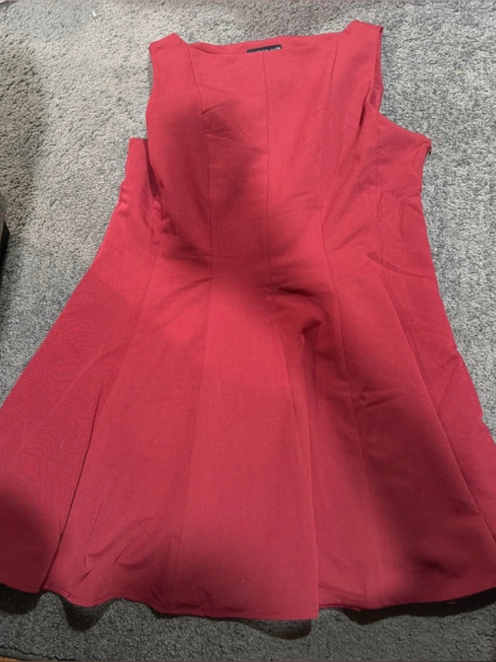 Sincerely Jules Red Sleeveless Fit & Flare Mini Dress